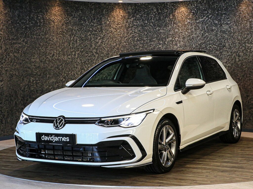 Volkswagen Golf Tdi R-line YA24AZV White #4