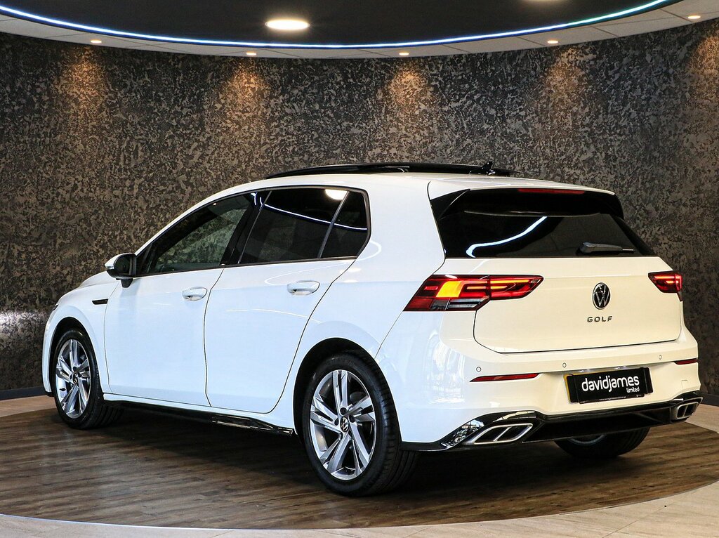 Volkswagen Golf Tdi R-line YA24AZV White #6