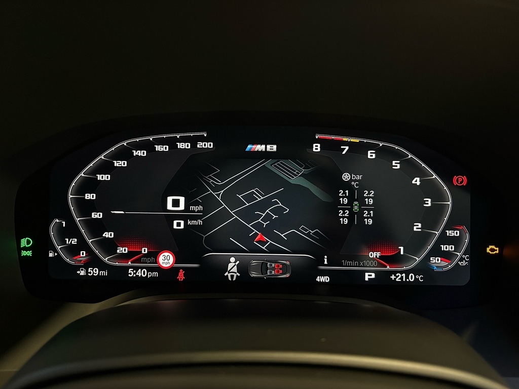 BMW M8 4.4L Competition Red #34