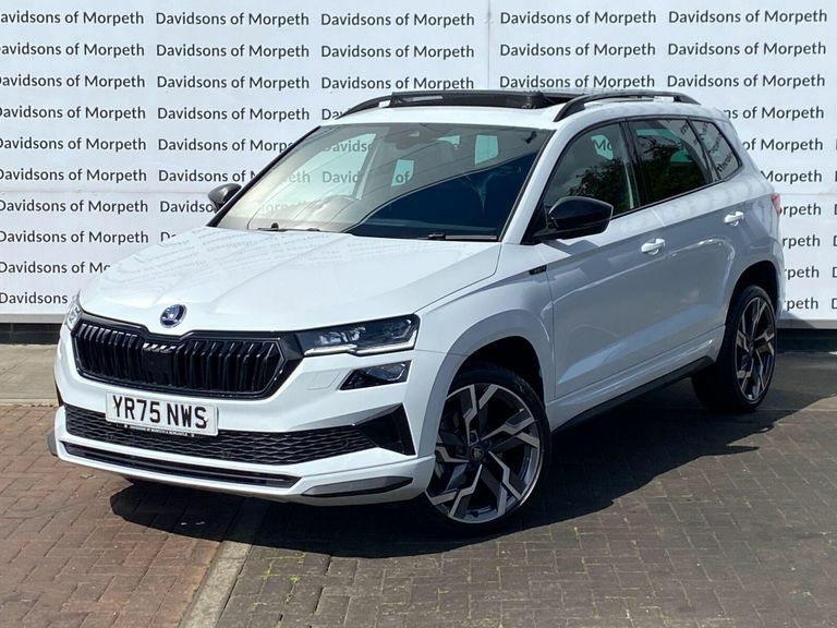 Skoda Karoq 1.5 Tsi Act Sportline Edition Suv Dsg E White #3