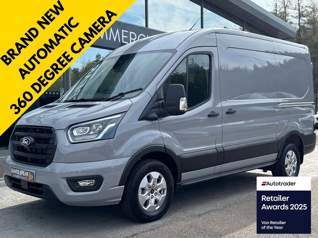 Ford Transit Custom 350 L2 H2 Limited 165Ps With Sat Nav, He Grey
