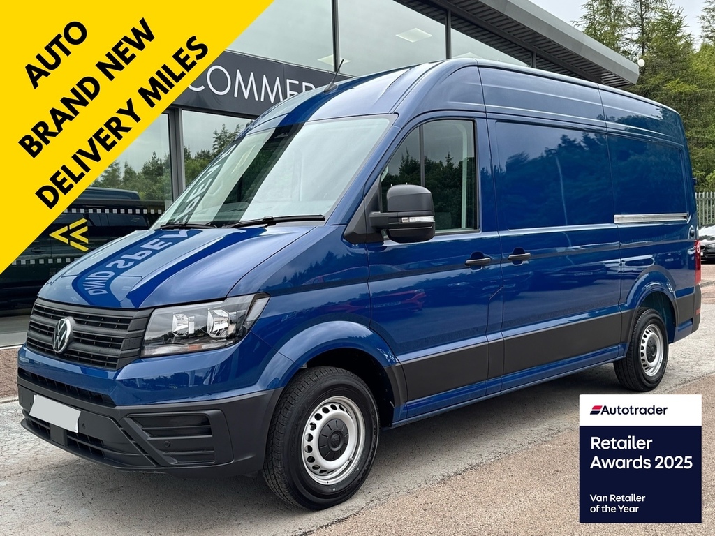 Volkswagen Crafter Tdi 140Ps Cr35 Commerce Plus L2h2 Mwb With Air Con Blue