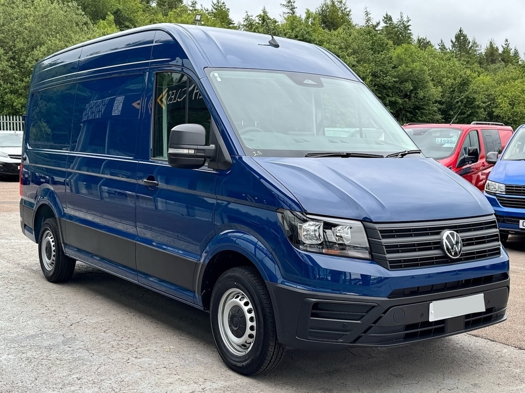Volkswagen Crafter Tdi 140Ps Cr35 Commerce Plus L2h2 Mwb With Air Con Blue #3