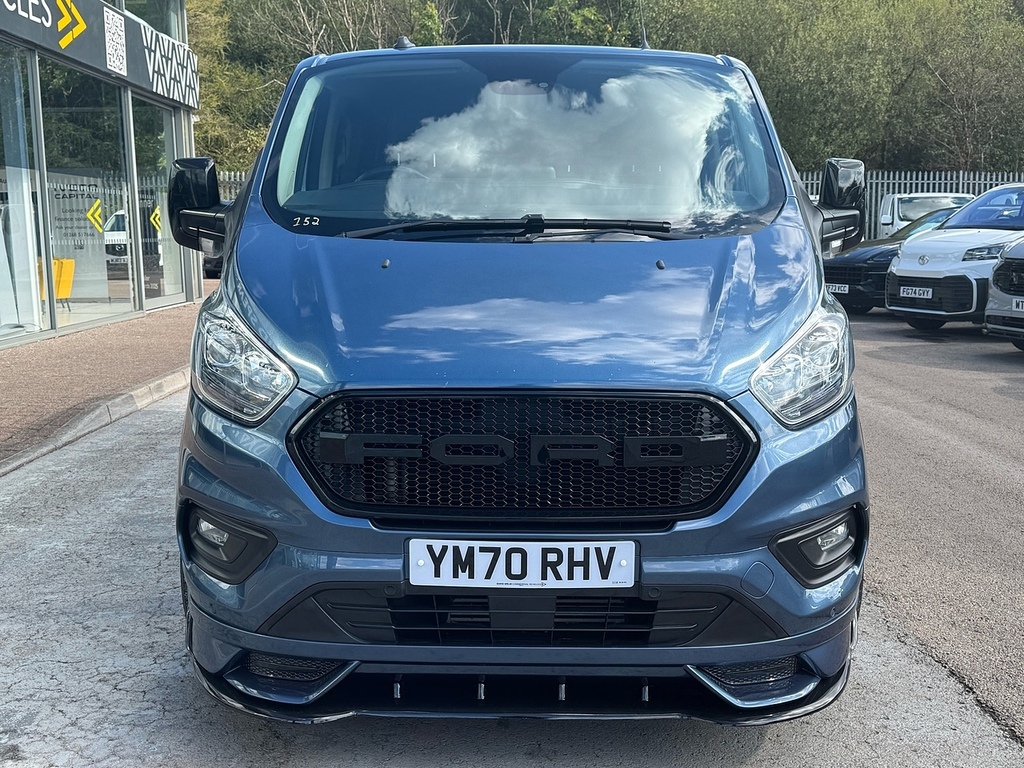 Ford Transit Custom 320 Ecoblue Limited L2 6 Seat Kombi Crew With Dscv YM70RHV Blue #6