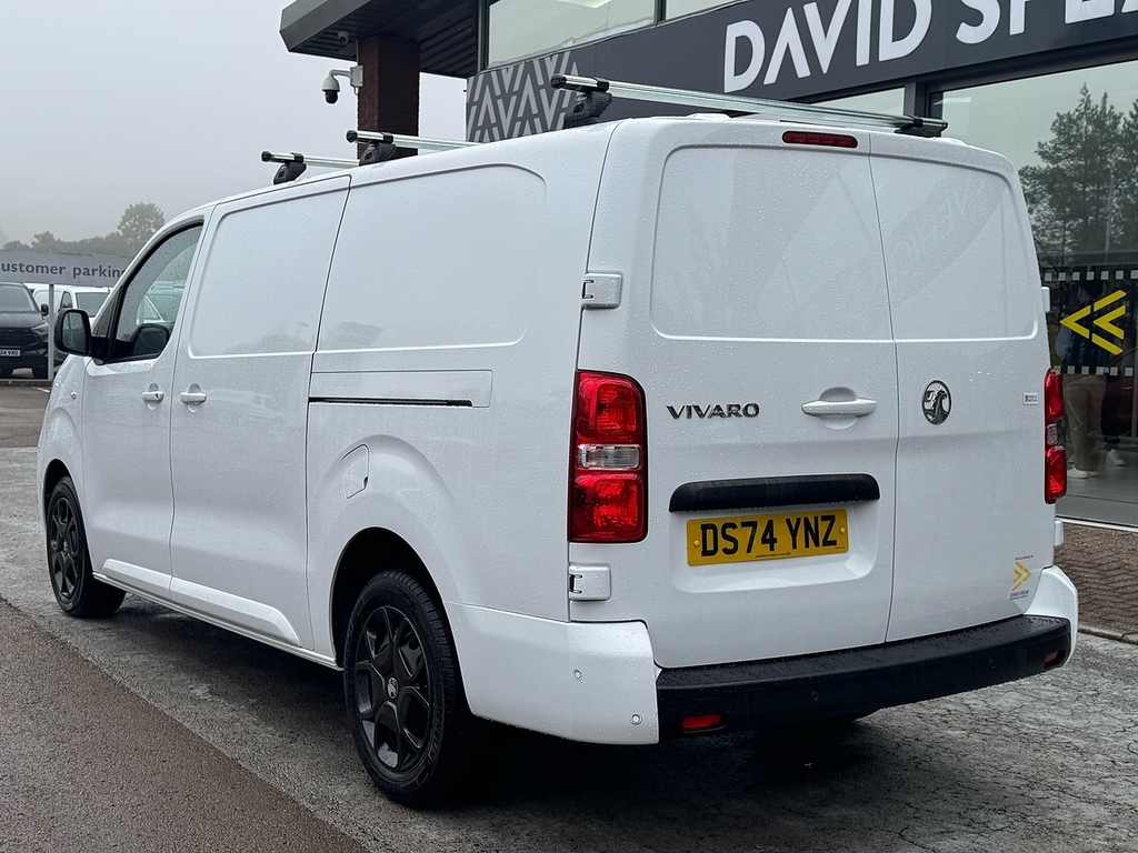 Vauxhall Vivaro Turbo D Pro Lwb 145Ps With Air Con, Sat Nav Reve DS74YNZ White #4