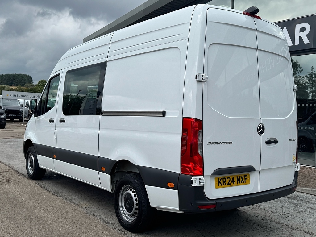 Mercedes-Benz Sprinter 315 Cdi Progressive L2 H2 Mwb 150Ps 6 Seat Crew Va KR24NXF White #4