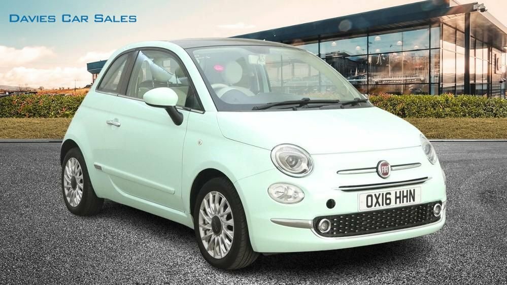 Fiat 500 1L Lounge OX16HHN Green