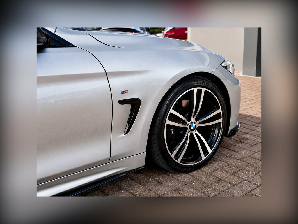 BMW 4 Series 3.0 430D M Sport Euro 6 Ss Silver #4