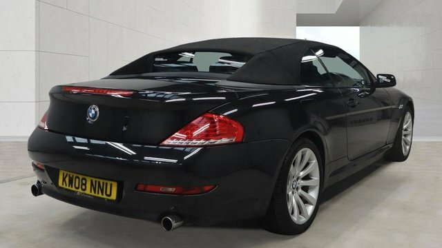 BMW 6 Series 3.0 630I Sport Convertible Black #2