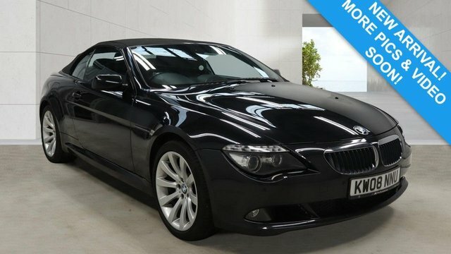 BMW 6 Series 3.0 630I Sport Convertible Black