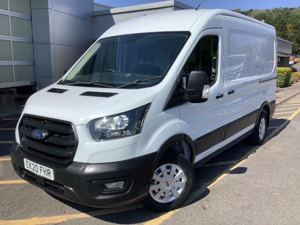 Ford Transit Custom 350 L2 Leader Panel Van 2.0L 105Ps 6 Speed EK20FHR White