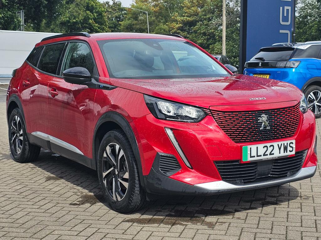 Peugeot e-2008 50Kwh Allure Premium Suv 7Kw Ch Red