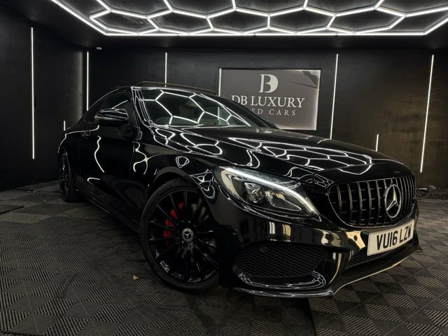 Mercedes-Benz C Class 2016 2.0 C200 Amg Line Premium Coupe Black