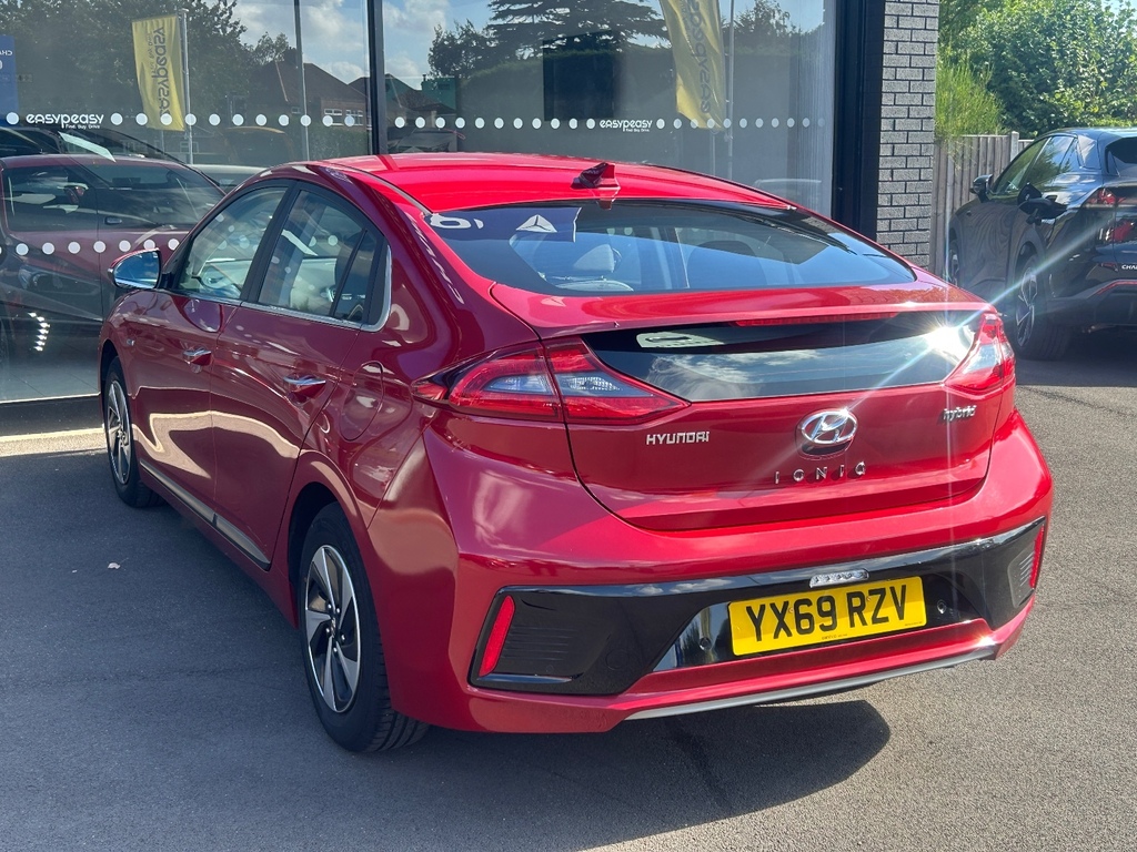 Hyundai Ioniq 1.6 Gdi Hybrid Premium Dct Red #6