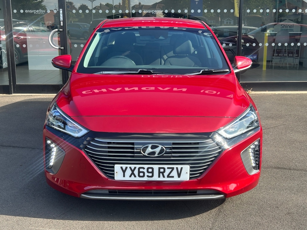 Hyundai Ioniq 1.6 Gdi Hybrid Premium Dct Red #5