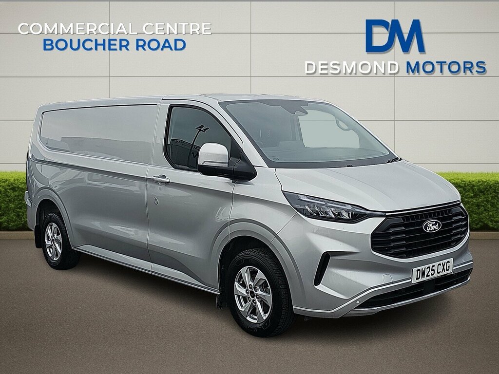 Ford Transit Custom 320Lmtd Eblue A DW25CXG Silver