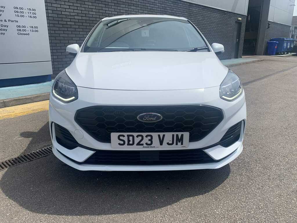 Ford Fiesta St-line Turbo SD23VJM White #2