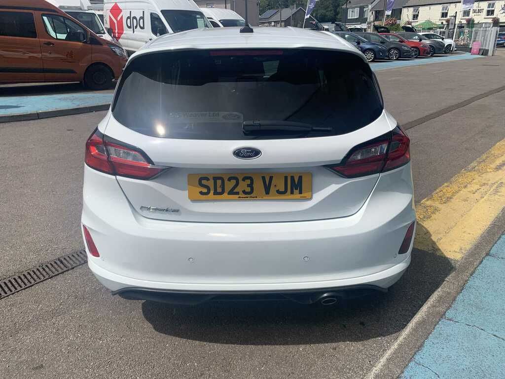 Ford Fiesta St-line Turbo SD23VJM White #6