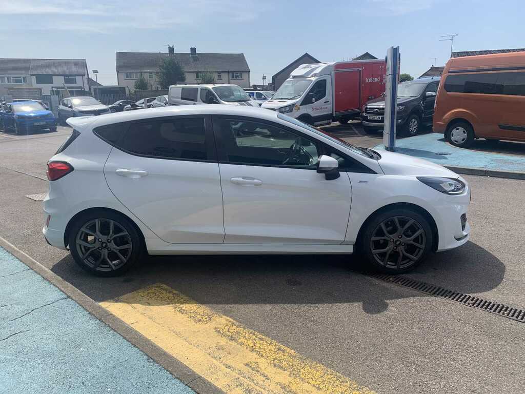 Ford Fiesta St-line Turbo SD23VJM White #4