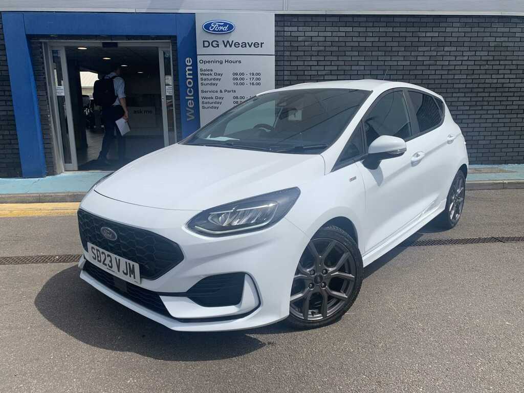 Ford Fiesta St-line Turbo White