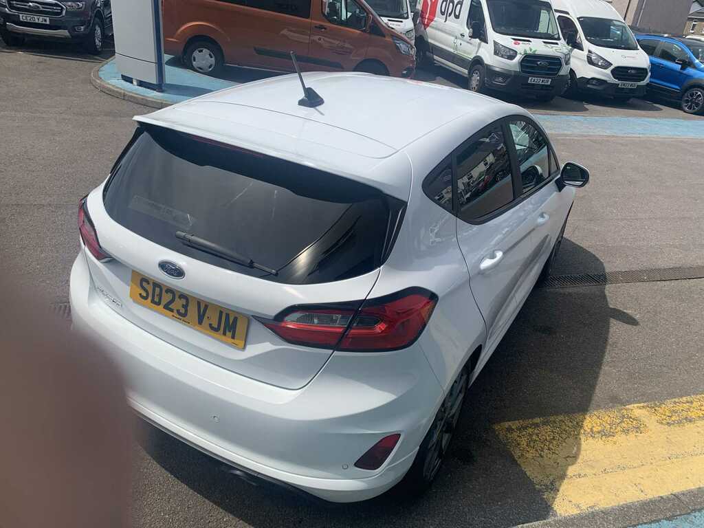 Ford Fiesta St-line Turbo SD23VJM White #5