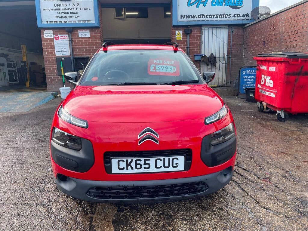 Citroen C4 Cactus 1.6 Bluehdi Feel Euro 6 S S CK65CUG Red #3
