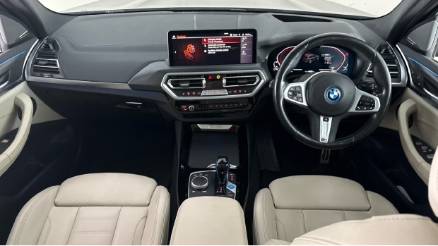 BMW iX3 80Kwh M Sport Pro OV72CKK Black #4