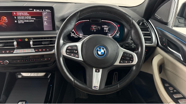 BMW iX3 80Kwh M Sport Pro OV72CKK Black #5