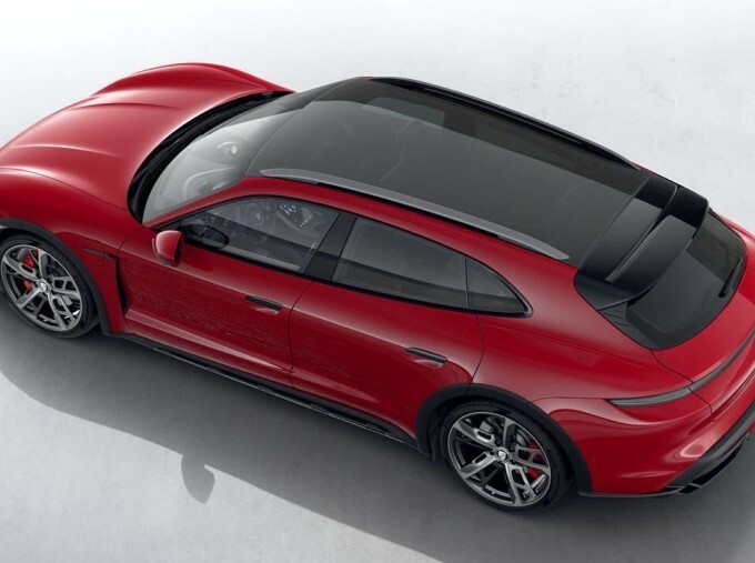 Porsche Taycan Performance Plus 93.4Kwh 4S Cross Turismo 4Wd Red #4