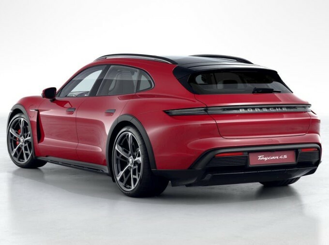Porsche Taycan Performance Plus 93.4Kwh 4S Cross Turismo 4Wd Red #3