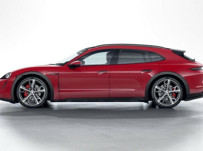 Porsche Taycan Performance Plus 93.4Kwh 4S Cross Turismo 4Wd Red #2