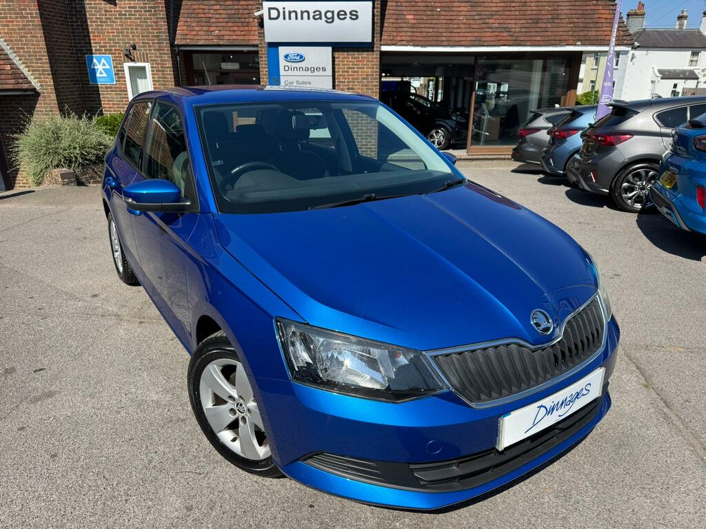 Skoda Fabia 1.4 Tdi Se Hatchback Euro 6 Ss Blue