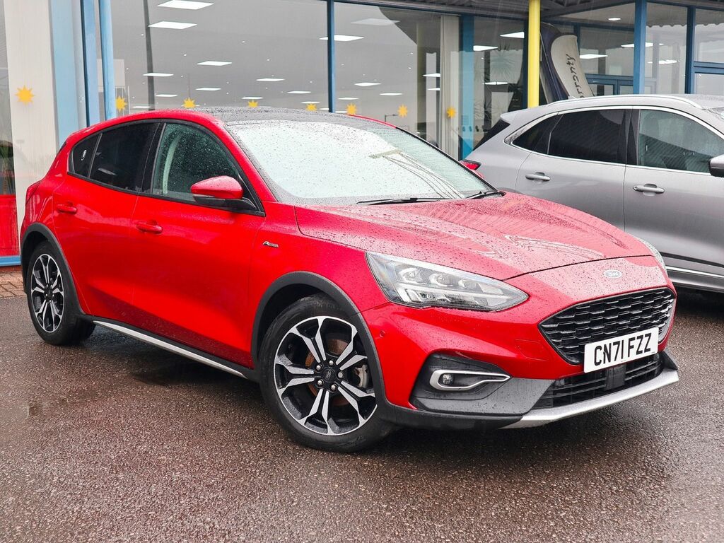 Ford Focus 1.0 Active X Edition Ecoboost Mhev CN71FZZ Red