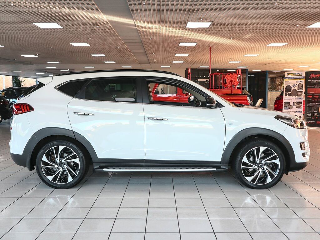 Hyundai Tucson Premium Se Crdi Mhev 4Wd White #6
