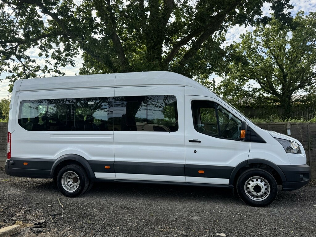 Ford Transit Custom Minibus 2.2 Tdci 460 Hdt 201767 White #2