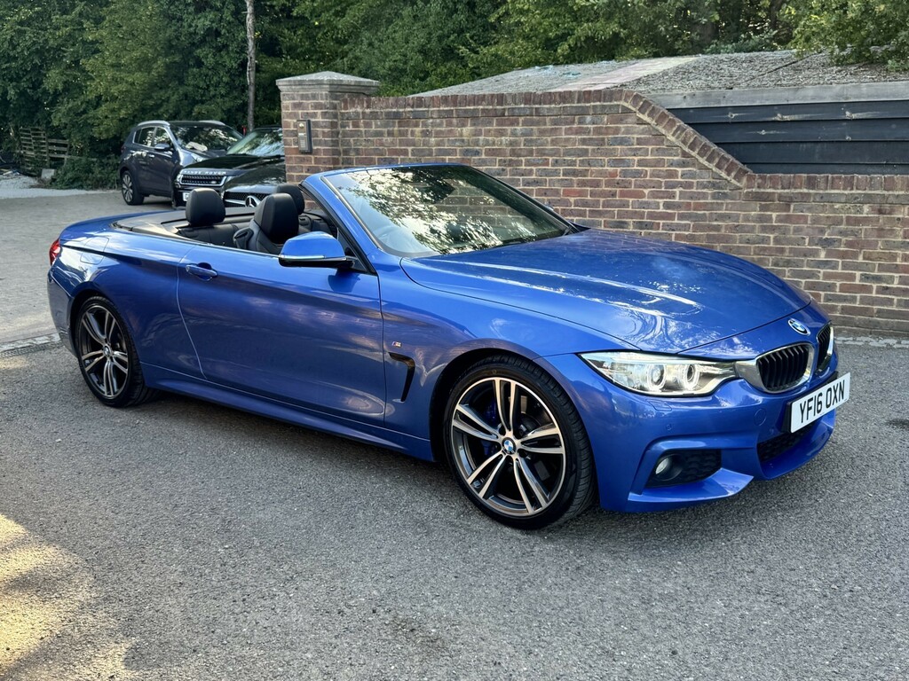 BMW 4 Series Convertible 2.0 420D M Sport Convertible 201616 Blue