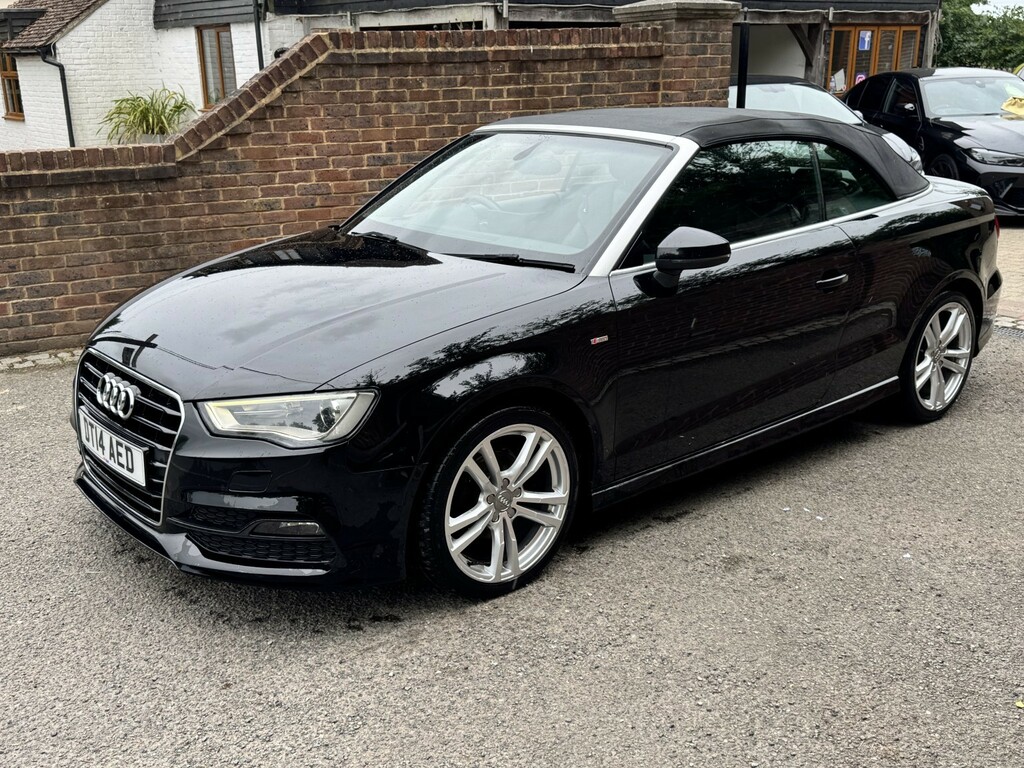 Audi A3 Cabriolet Convertible 2.0 Tdi S Line 201414 Black #4