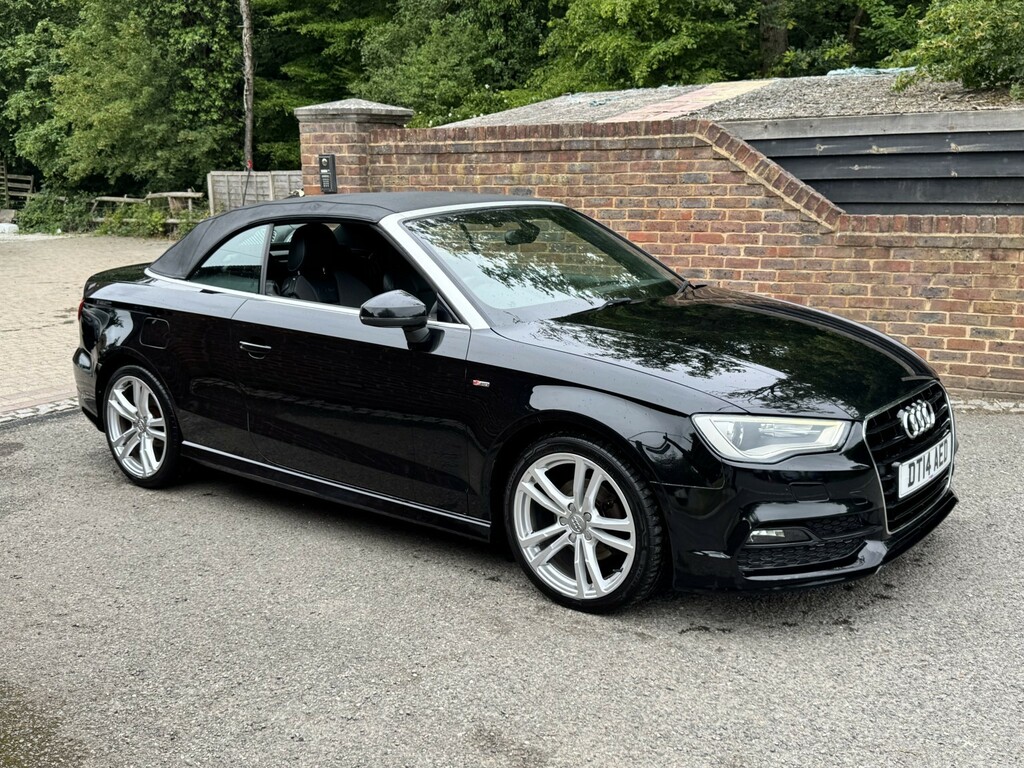 Audi A3 Cabriolet Convertible 2.0 Tdi S Line 201414 Black