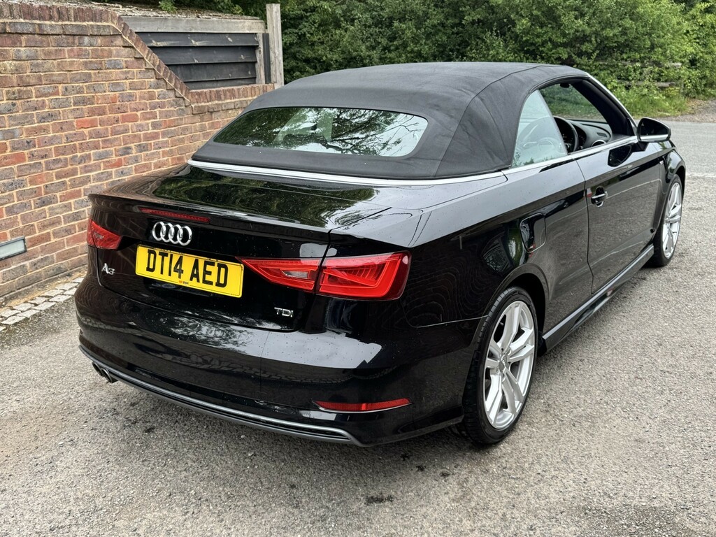 Audi A3 Cabriolet Convertible 2.0 Tdi S Line 201414 Black #5
