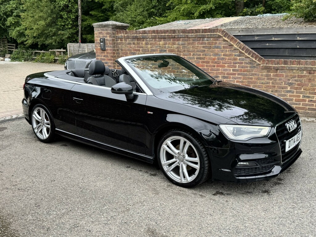 Audi A3 Cabriolet Convertible 2.0 Tdi S Line 201414 Black #2
