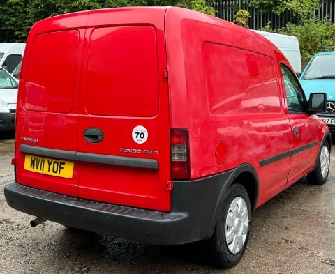 Vauxhall Combo Panel Van Red #9