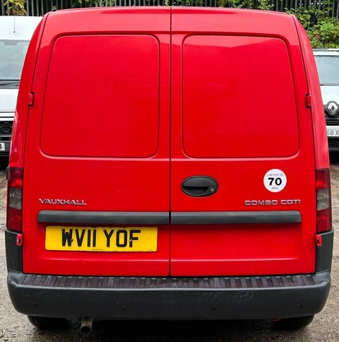 Vauxhall Combo Panel Van Red #12