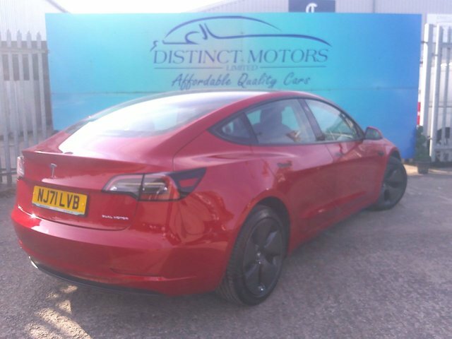 Tesla Model 3 Motor Long Range Saloon NJ71VLB Red #6