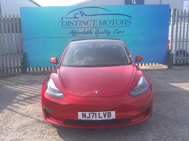 Tesla Model 3 Motor Long Range Saloon NJ71VLB Red #2
