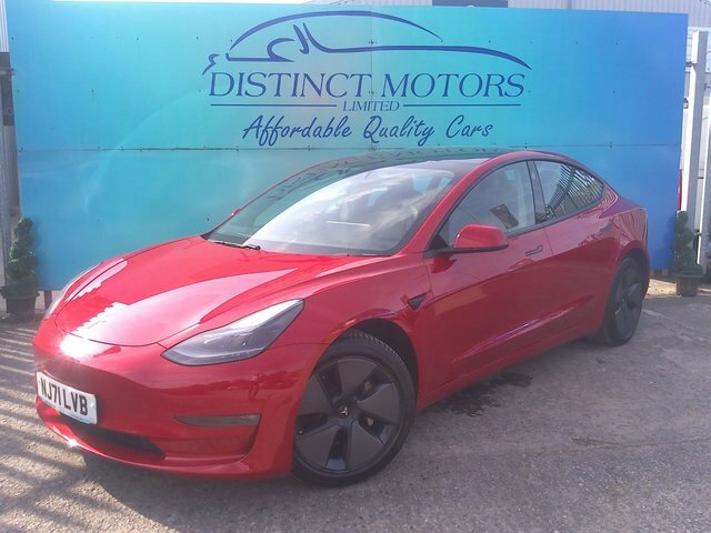 Tesla Model 3 Motor Long Range Saloon NJ71VLB Red #3
