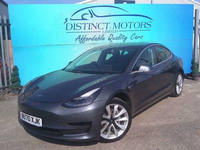 Tesla Model 3 Range Plus Saloon BU70XJK Grey #3
