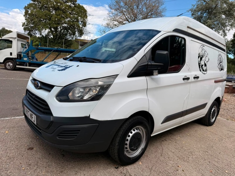 Ford Transit Custom 2.0 Tdci 290 High Roof Van Camper - 2017 17 VX17MFJ White #2