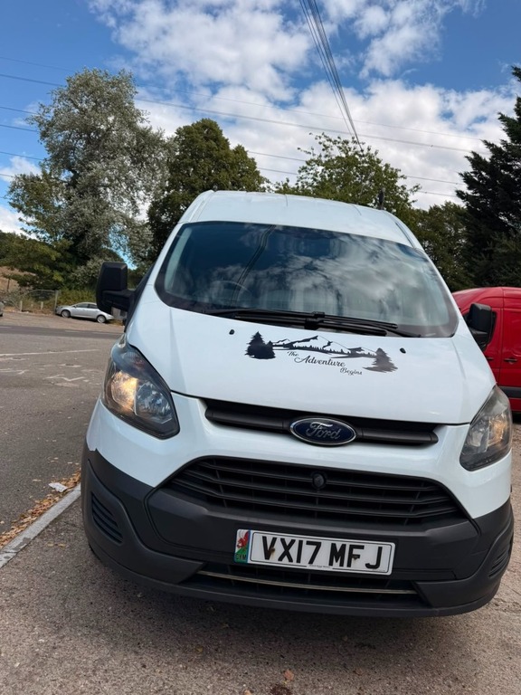 Ford Transit Custom 2.0 Tdci 290 High Roof Van Camper - 2017 17 VX17MFJ White #4