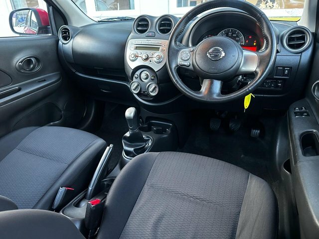Nissan Micra 1.2 12V Acenta Hatchback Euro 5 Red #5