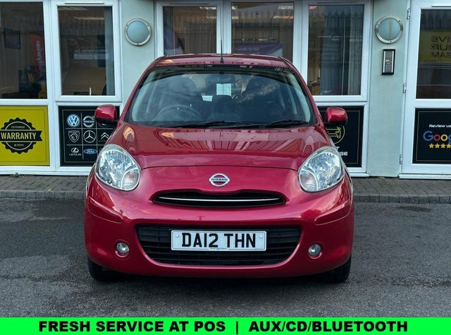 Nissan Micra 1.2 12V Acenta Hatchback Euro 5 Red #2